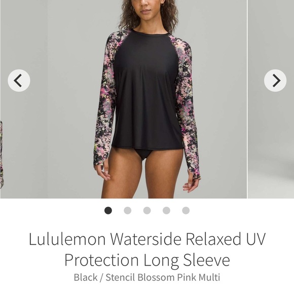 Lululemon waterside, relaxed UV protection, long sleeve size L/XL - Picture 2 of 9